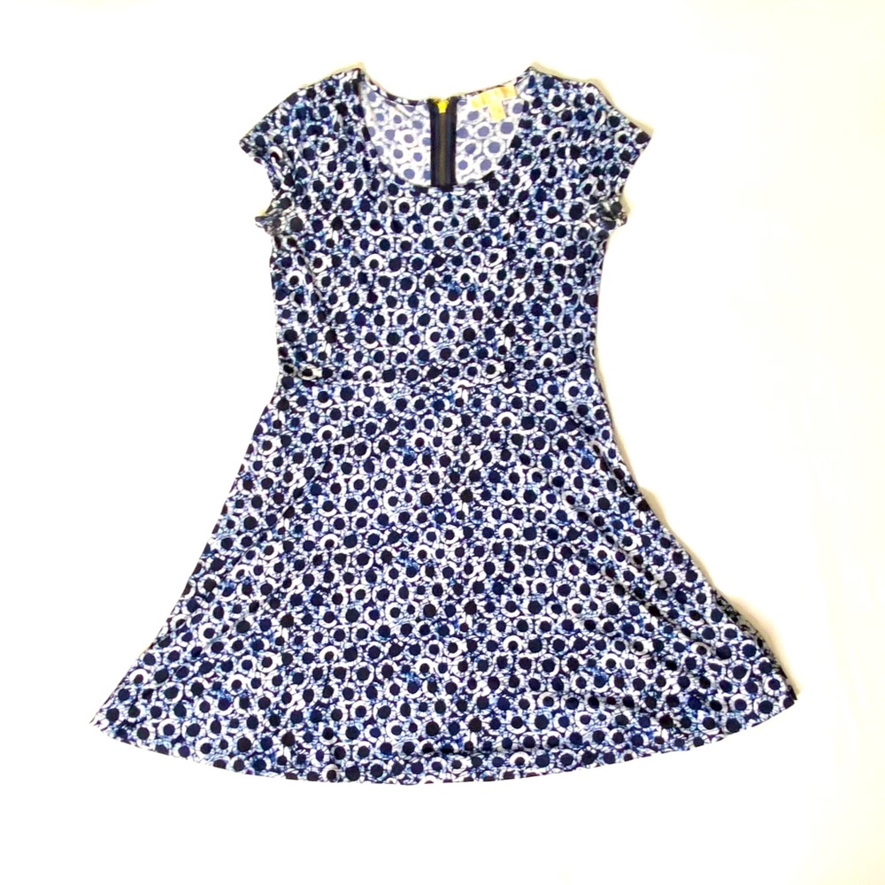 Michael Kors Printed Fit & Flare Dress